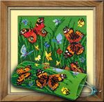 Набор для вышивания "Очечник "Бабочки""