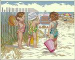 Набор для вышивания "Дети на пляже"