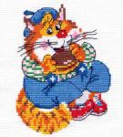 Набор для вышивания "Котик круглый животик"