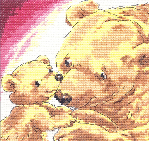 Набор для вышивания "Медведица с медвежонком"