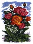 Набор для вышивания "Розы и ландыши"