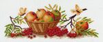 Канва с рисунком "Плоды осени"