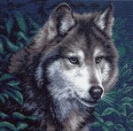 Канва с рисунком "Волк"