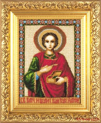 Набор для вышивания "Икона Св. Великомученика и целителя Пантелеймона"