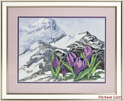 Набор для вышивания "Альпийские цветы"