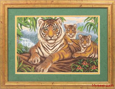 Набор для вышивания "Логово тигра"