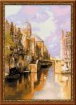 Набор для вышивания "Амстердам. Канал Аудезейтс Форбургвал" (И. Клинкенберг)