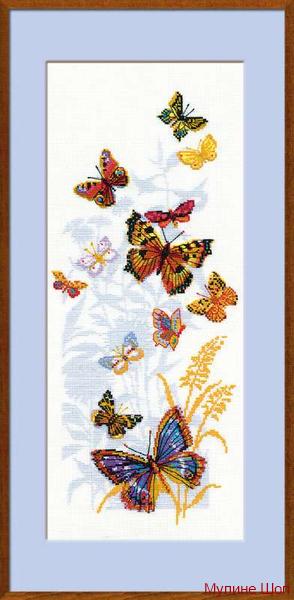 Набор для вышивания "Бабочки России"