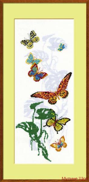 Набор для вышивания "Экзотические бабочки"