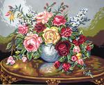 Канва с рисунком "Букет цветов"