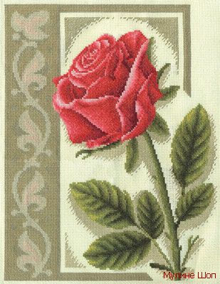 Набор для вышивания "Пурпурная роза"