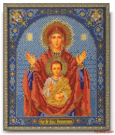 Набор для вышивания Икона "Богородица Знамение"