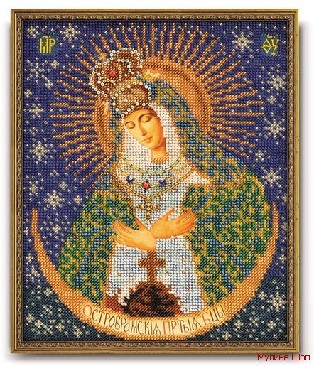 Набор для вышивания Икона "Остробрамская Богородица"