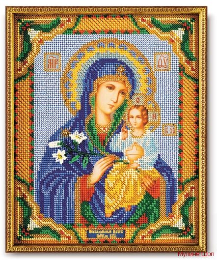 Набор для вышивания Икона "Богородица Неувядаемый Цвет"