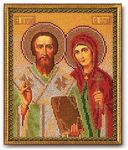 Набор для вышивания Икона "Св. Киприан и Устиния"