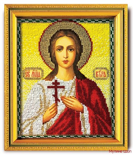 Набор для вышивания Икона "Св. Вера"