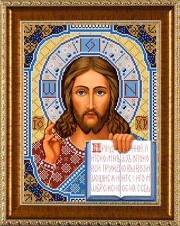 Ткань с рисунком "Христос Спаситель"