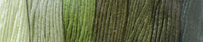 Набор мулине "Цветик-семицветик" №5 зеленый лепесток