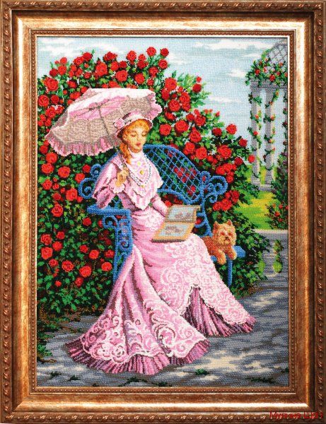 Набор для вышивания "В розовом саду"