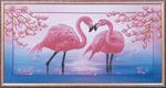 Набор для вышивания "Розовые фламинго"
