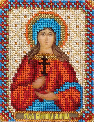 Набор для вышивания "Икона Святой Великомученицы Марины"