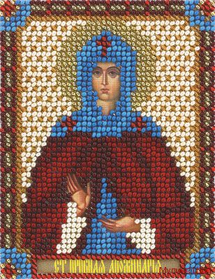 Набор для вышивания "Икона Святой Преподобной Аполлинарии"