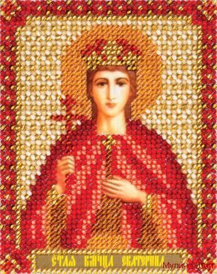 Набор для вышивания "Икона Святой Великомученицы Екатерины"