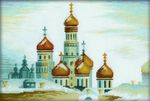 Набор для вышивания "Колокольня Ивана Великого и купола"