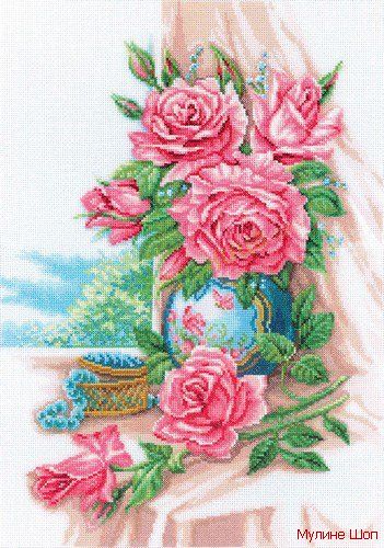 Набор для вышивания "Великолепные розы"