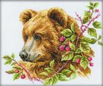 Набор для вышивания "Медведь и малина"