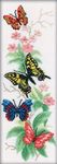 Набор для вышивания "Бабочки и цветы"