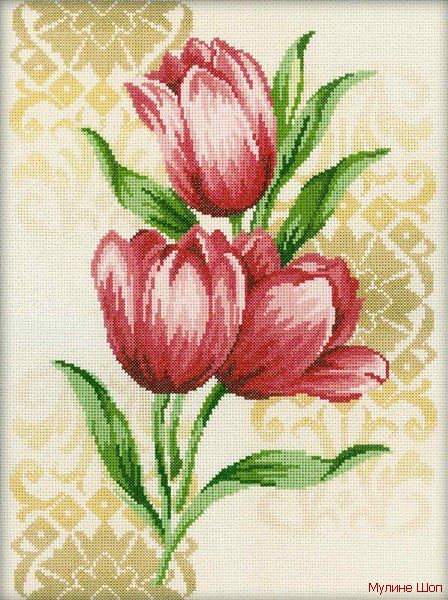Набор для вышивания "Тюльпаны"
