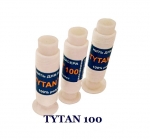 Нить для вышивки бисером Tytan №100 белая 200 метров