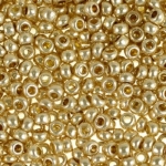 Бисер 18113 светлое золото металик матовый