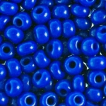 Бисер 33050 т. синий матовый