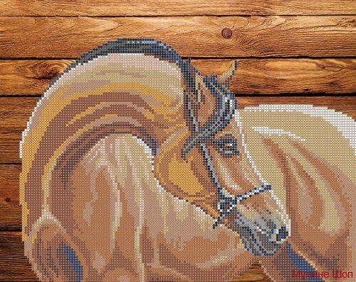 Ткань с рисунком "Мой конь"