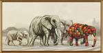 Набор для вышивания "Прогулка слонов"