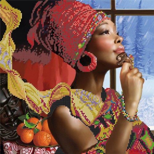 Ткань с рисунком "Африканские мотивы"
