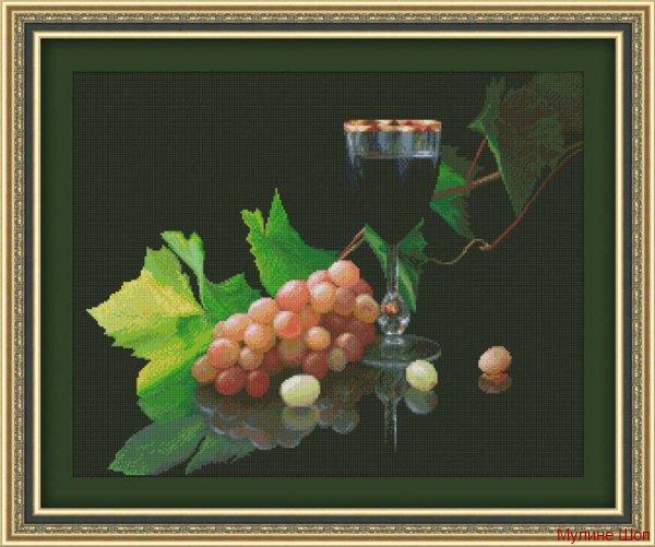 Набор для вышивания "Виноград и вино"