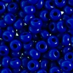 Бисер 33060 т. синий мат.