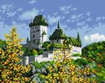 Алмазная мозаика "Древний замок"