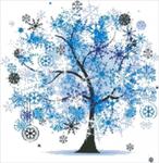 Алмазная мозаика "Новогоднее дерево"
