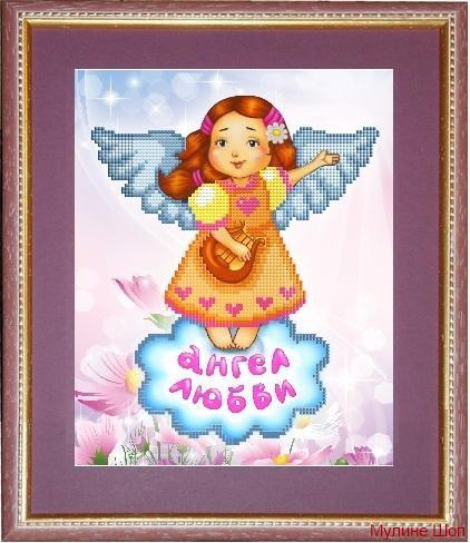 Ткань с рисунком "Ангел любви"