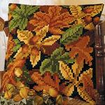 Набор для вышивания Подушка "Осенняя листва"