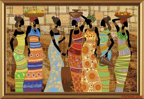 Набор для вышивания "Африканские красавицы"