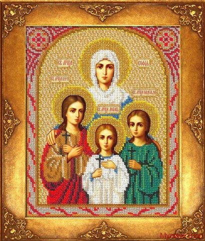 Набор для вышивания "Св. Вера, Надежда, Любовь и мать их Софья"