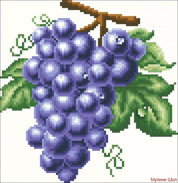 Алмазная мозаика "Виноград"