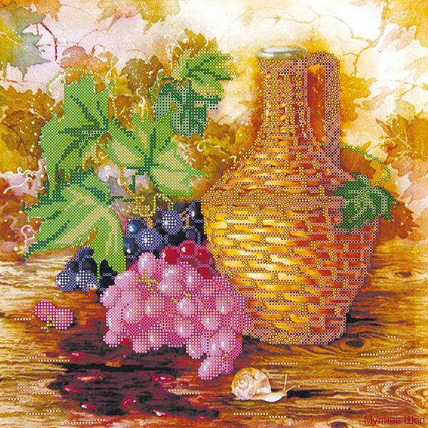 Ткань с рисунком "Виноградная лоза"