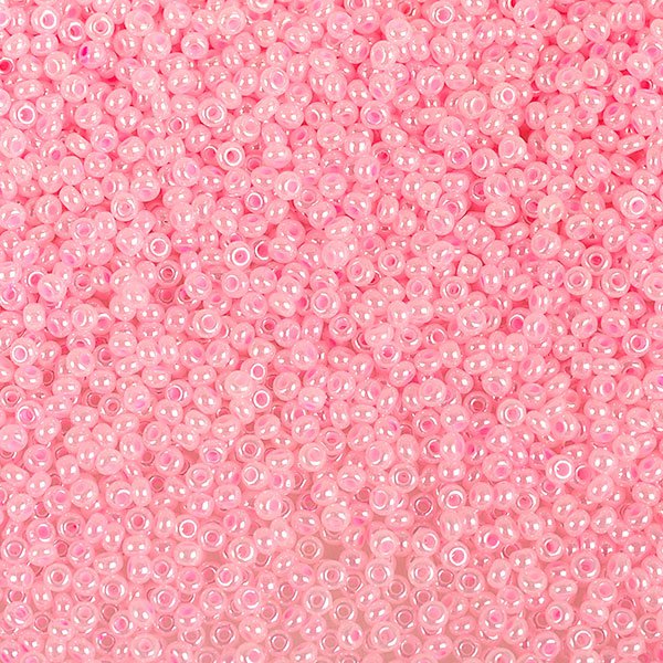 Бисер 37173 розовый перламутровый