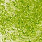 Бисер 01154 зелено-салатовый прозрач.